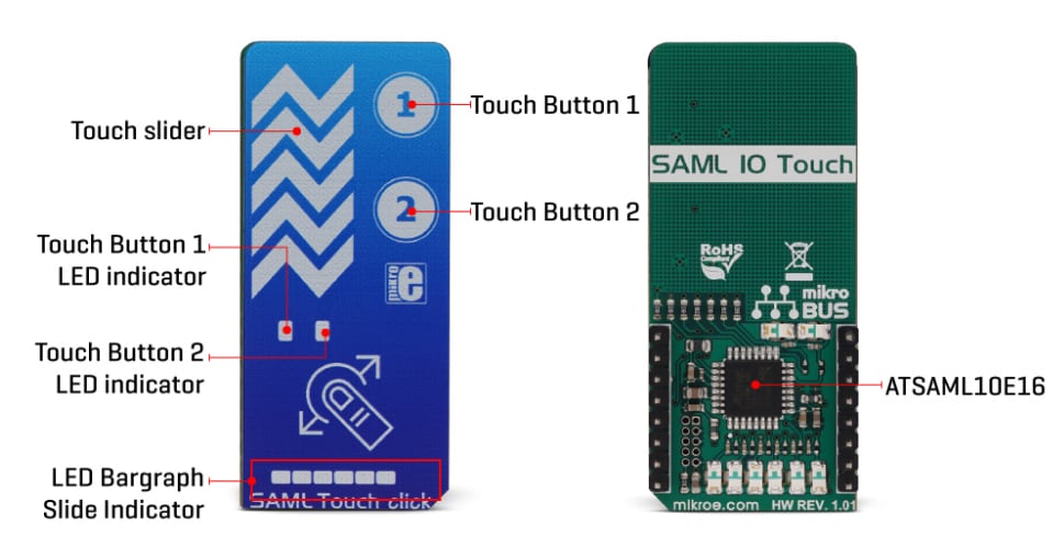 Mikroe MIKROE-3414 SAML Touch Click